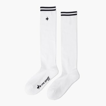 르꼬끄골프 25년 S/S   NEW 여성 라인 포인트 냉감 니삭스 / white  GQ222LKS41