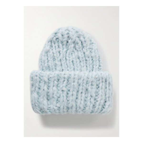 수지 콘디 루미 골지 캐시미어 비니 블루 46376663162907339