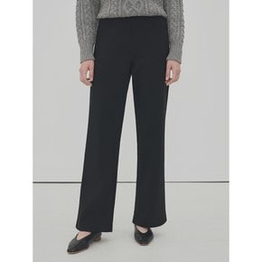 BOOT CUT BANDING SLACKS - BLACK