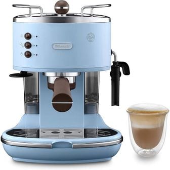  영국 드롱기 커피머신 Delonghi ECOV311.AZ Icona Vintage Traditional Pump Espresso Coffee Ma