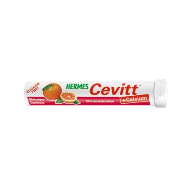 세비트 Cevitt 발포 비타민 C & 칼슘 블러드 오렌지, 20정