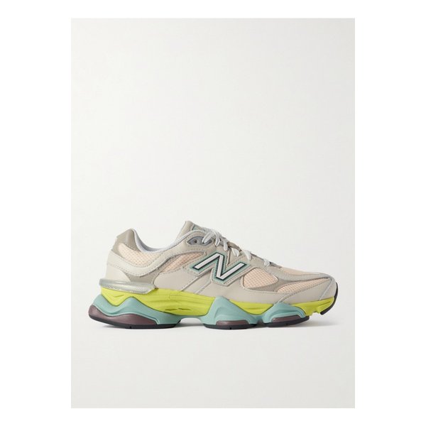 9060 가죽 메시 스니커즈 핑크 1647597332430357