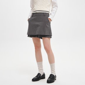 WOMAN A라인 스커트팬츠 [GREY] / GF3LSK507