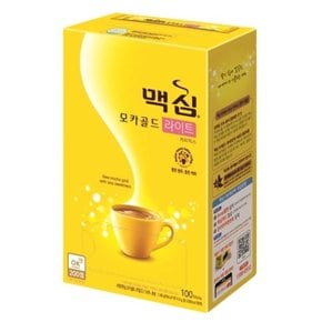 맥심모카골드라이트 100T 커피 믹스 스틱 코코넛오일 (WE59F73)