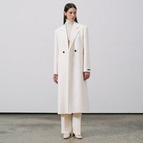 핸드메이드 울 100% 더블 롱 코트 (Wool Double Long Coat)