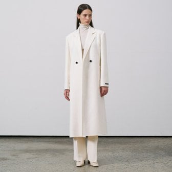 르네제이 핸드메이드 울 100% 더블 롱 코트 (Wool Double Long Coat)