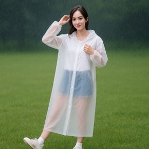 다회용 여름 등산용 EVA 우비 우의-WFILULR