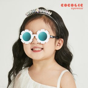 아기 유아 썬플라워 선글라스  꽃선글라스 0-5세 블랙
