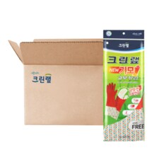 크린 기모 고무장갑 X100개(1BOX)