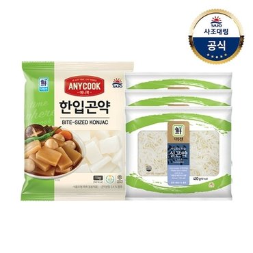 대림선 [대림냉장] 애니쿡 한입곤약 1kg x1개 +누들실곤약 400g x3개