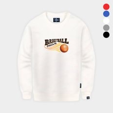진마니아 바스켓볼 드림 맨투맨티 남녀공용 빅사이즈 S~4XL 오버핏 박스티 루즈핏 긴팔 면 단체티 티셔츠
