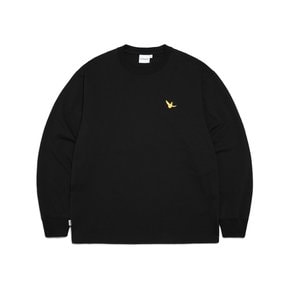 엔젤 와펜 긴팔 티셔츠 - BLACK Z265ULT010