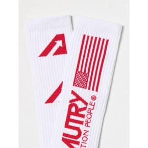 오트리 Autry socks in stretch cotton with jacquard logo SOIU40WR TP67279213