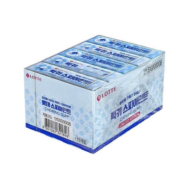 롯데제과 롯데껌 스피아민트 26g x 15개 - SSG.COM
