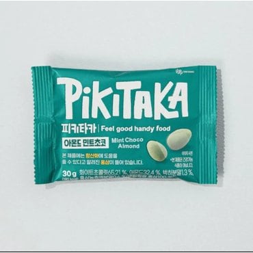 청정원 피키타카 아몬드민트초코30g