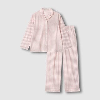 JAJU 여 코튼 스트레치 10부 파자마 세트 J216901001065