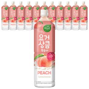 자연은 요거상큼 복숭아주스, 1.5L, 12개