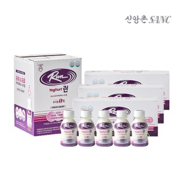 신앙촌 프로바이오틱스 런 요구르트 12병 + 미니런 요구르트 5입 3세트