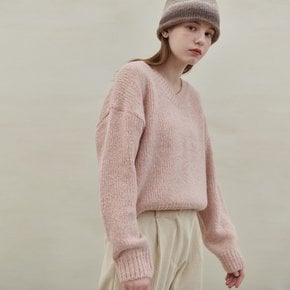 Anna V-neck Alphaka Knit