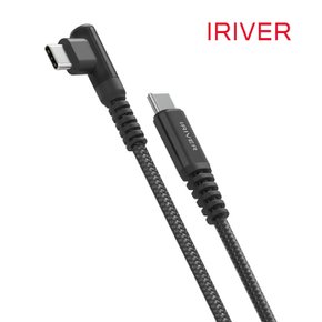 CtoC 60W 초고속충전 데이터 게이밍 케이블 1.2M/2M ㄱ자케이블 노트북 핸드폰 IHC-HW03-12M/20M