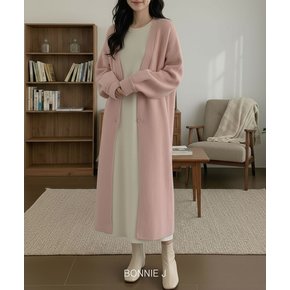 빅사이즈 여성 일상 V넥 롱 가디건 간절기 봄 가을 겨울 5color