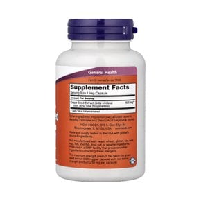포도씨추출물 500mg 최대강도 포도 씨 추출물 90베지캡슐 X 4통
