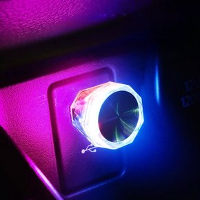 차실내등 차량용미러볼 LED 풋등 USB 자동차무드등