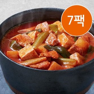  교동 고추장찌개 450gx7팩/국내산 돼지고기와 진한 고추장의 깊은맛