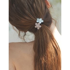 Pearl flower hair tie, Mina (2 colors)