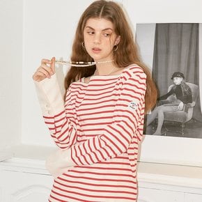 Sailor Stripe Cuffs T Red