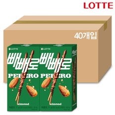  롯데 빼빼로 아몬드 37g X40개 (1BOX)