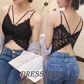 나비 나시탑 여성 상의 탑 크롭 밸리 댄스복 비치웨어