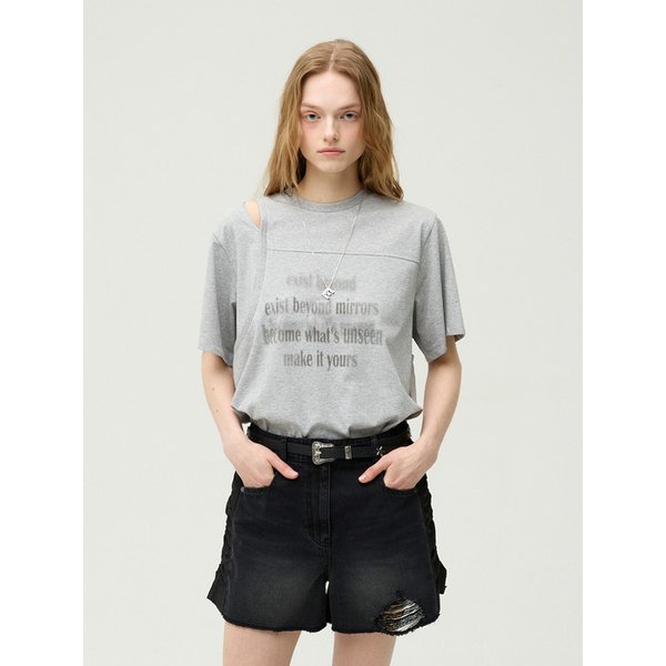 레이어드 패널 그래픽 티셔츠 EMQ3WTS100