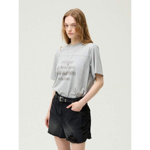 레이어드 패널 그래픽 티셔츠 EMQ3WTS100