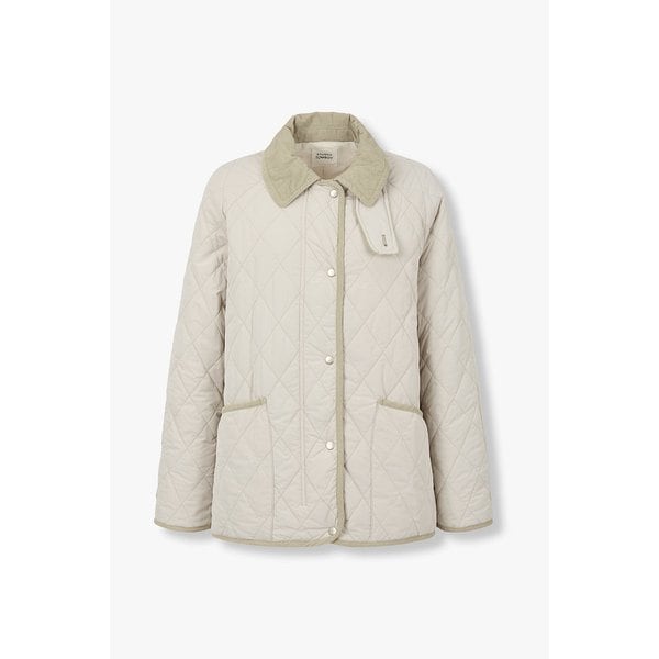 코듀로이카라 디테일 퀼팅 점퍼 9176113982012