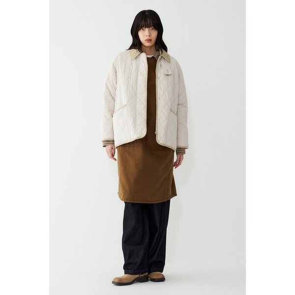 코듀로이카라 디테일 퀼팅 점퍼 9176113982012