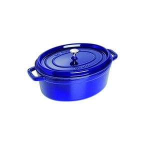 staub 스토우브 피코 코콧 오벌 글램블- 33cm 크다 양손 주물 호로우 냄비