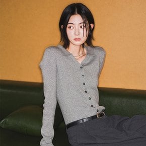 WOMAN 텐셀 리브드 카라 가디건 [2COL] / WBE1L04525