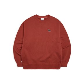 엔젤 와펜 스웨트 셔츠 - RED Z265USW010