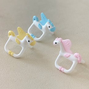 유니콘치발기+케이스/아기장난감/백일선물 손목 이앓이  3개월 아기 치발기 추천