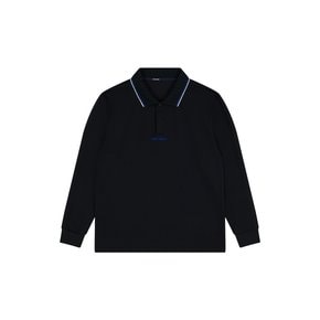 MAYNE COLLAR POLO T-SHIRT - BLACK (MEN)