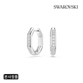 [본사정품/쇼핑백증정] Dextera 로듐 후프 귀걸이 5724585