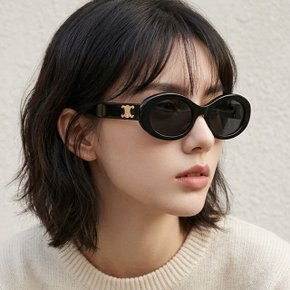 선글라스 CL40194U 01A 명품 뿔테 오벌선글라스 뷔착용 트리옹프