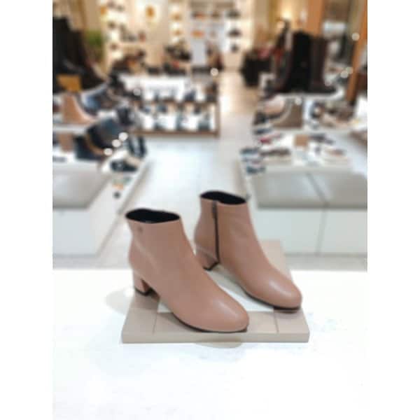 [시흥점] 여성 5센티 옆장식 포인트 앵클부츠 (712546026)