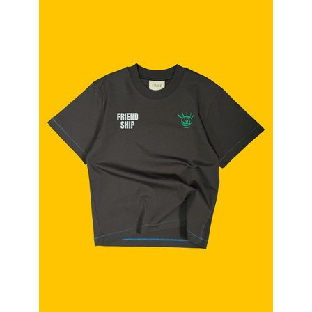 프리제 FRIEND SHIP short sleeved -T_darkbrown