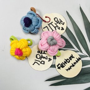 양말목공예 우드 이름표 네임택 만들기 diy 키트 꽃장식