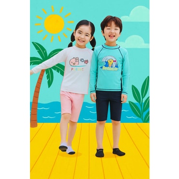 탑텐키즈 카카오 래쉬가드 셋업 9,900원 특가!! MKE5IP3801 단독 재입고!!