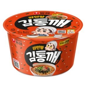 농심 라면왕 김통깨 컵라면 79g x 8개