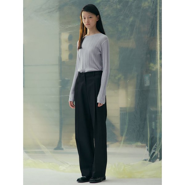 Signature Semi Wide Pants  Black (KE5221M015)