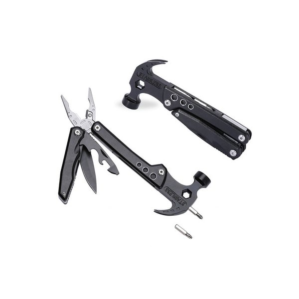 스테인리스 8-in-1 멀티 해머 / 아웃도어 캠핑 등산 차량용 공구